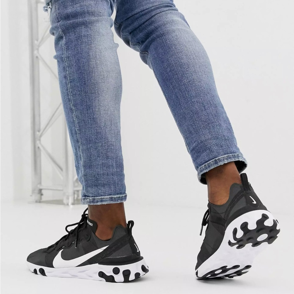 Womens Nike React Element 55 Women’s Noir/Blue
